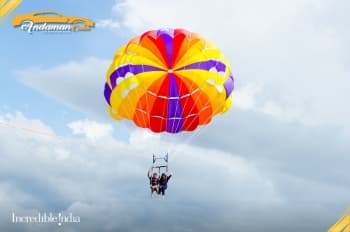 Parasailing at Corbyn's Cove Beach